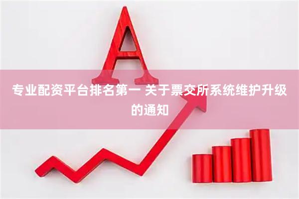 专业配资平台排名第一 关于票交所系统维护升级的通知